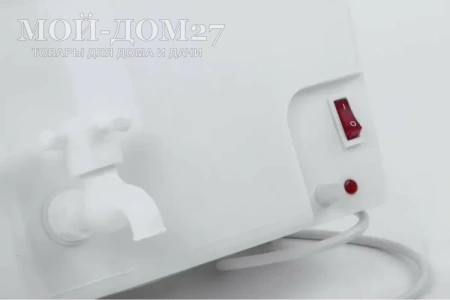 Водонагреватель пластиковый для дачи ЭВБО 22 л. | Мой-Дом27 | Объём: 22 л, полезный объём: 19 л.<br>
 Номинальная мощность - 1,25 кВт<br>
 Номинальное напряжение - 220 В<br>